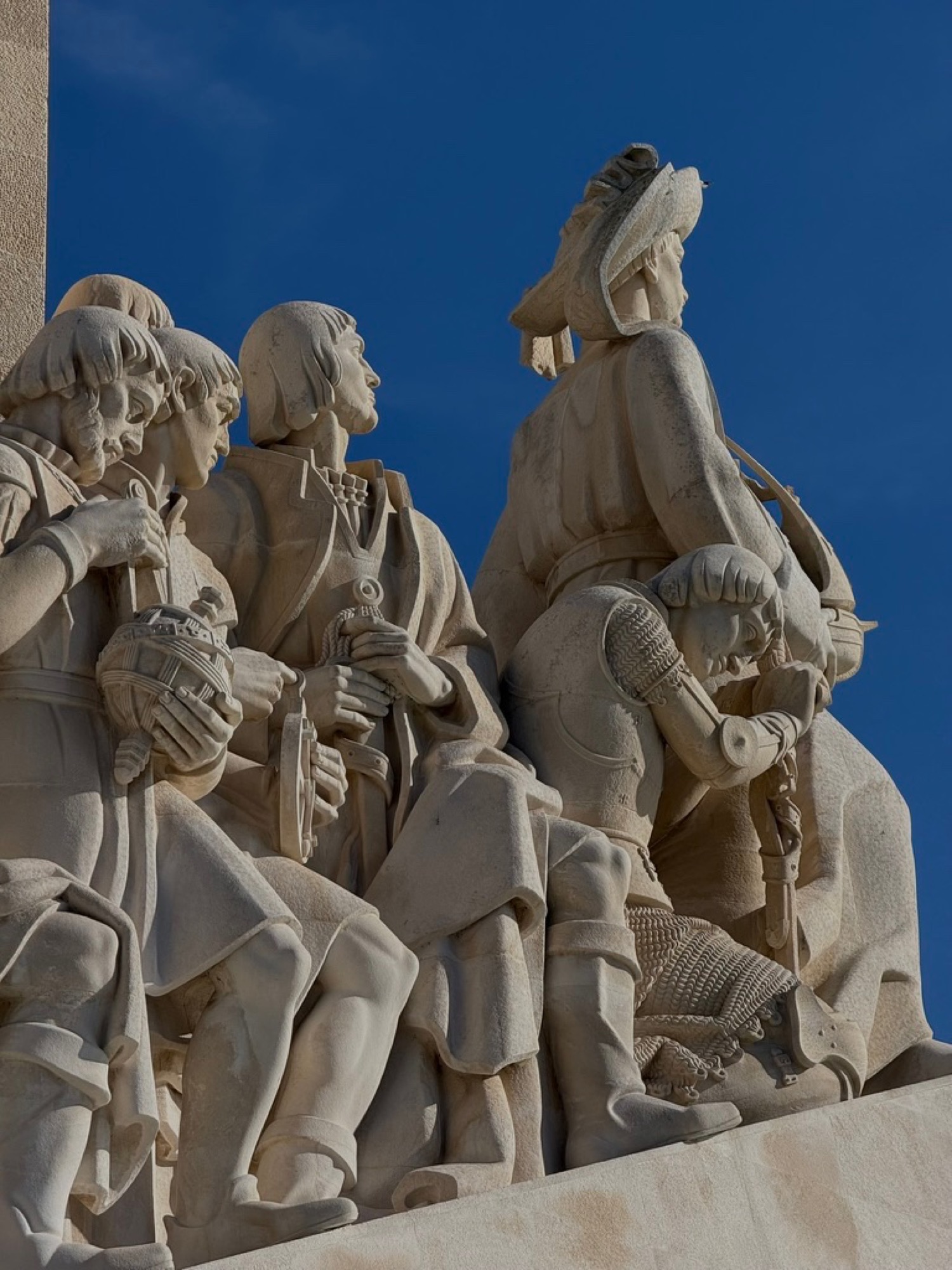 Figures of the Monument to the Discoveries, Lisbon